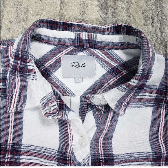 Rails Hunter Plaid Button Down Blouse - Picture 5 of 9